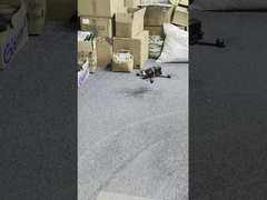 Siyah 7 inçlik FPV Drone 45 Dakika Havacılık Süresi ve 5.8G 1.2G 1.3g 4.9G 2W 3W 5W VTX Rc Drone